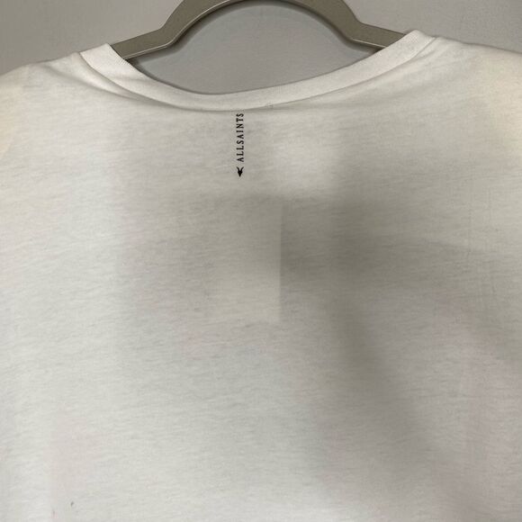 All Saints Coni Long Sleeve Shoulder Pad Shirt - Picture 3 of 5